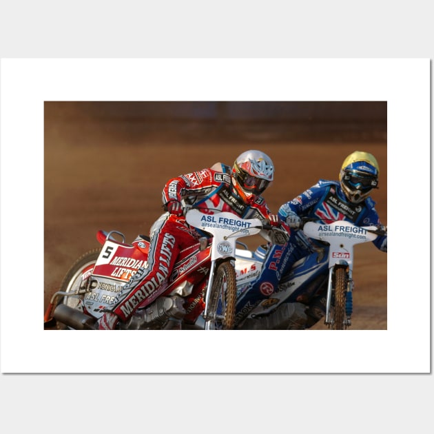 Great Britain Speedway Motorcycle Action Wall Art by AndyEvansPhotos